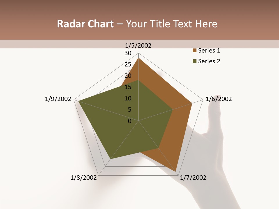 A Person's Hand Reaching Out From Behind A Wall PowerPoint Template