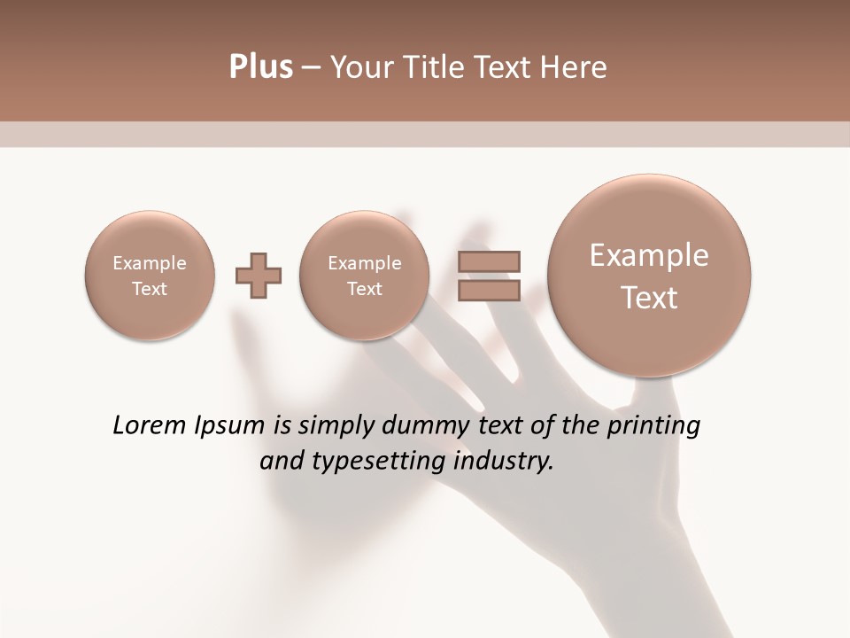 A Person's Hand Reaching Out From Behind A Wall PowerPoint Template