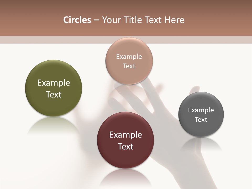 A Person's Hand Reaching Out From Behind A Wall PowerPoint Template