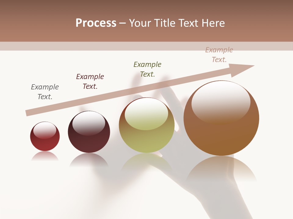 A Person's Hand Reaching Out From Behind A Wall PowerPoint Template