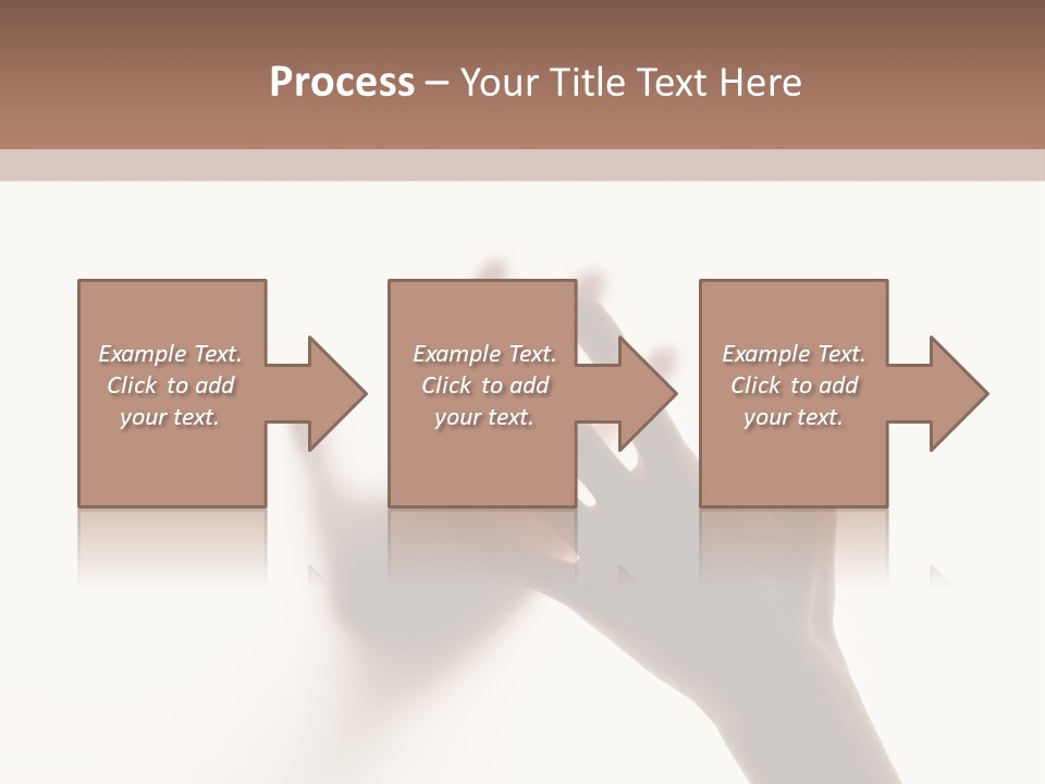 A Person's Hand Reaching Out From Behind A Wall PowerPoint Template