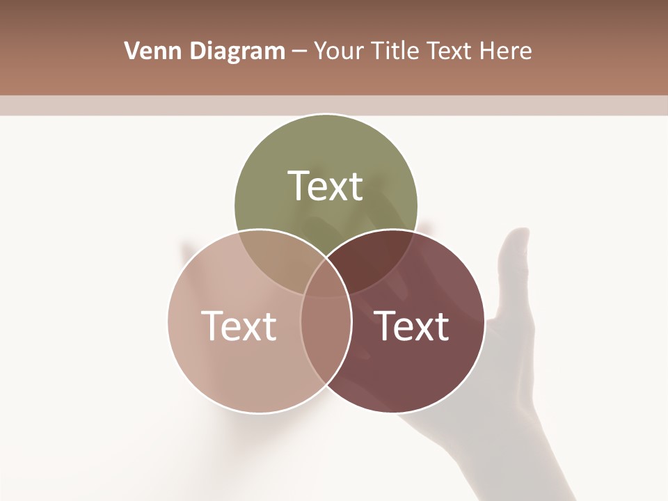 A Person's Hand Reaching Out From Behind A Wall PowerPoint Template