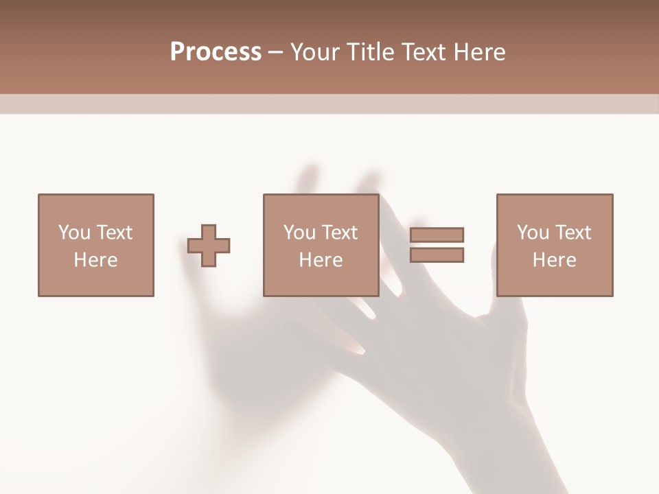 A Person's Hand Reaching Out From Behind A Wall PowerPoint Template