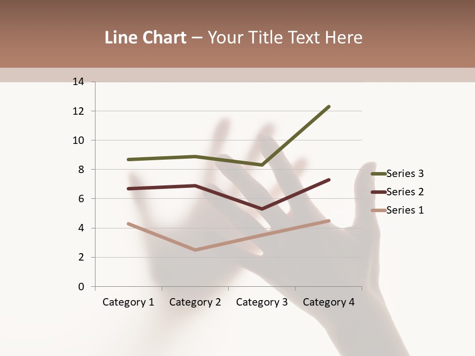 A Person's Hand Reaching Out From Behind A Wall PowerPoint Template