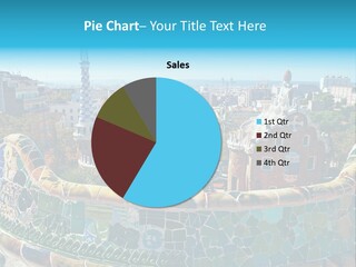 A View Of A City From A High Point Of View PowerPoint Template