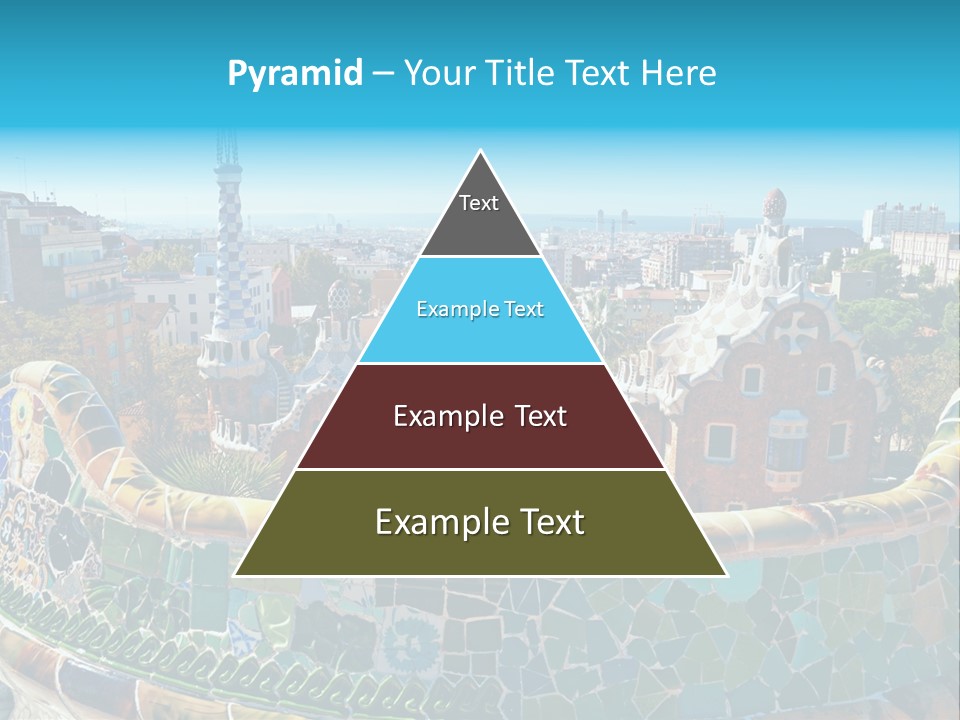 A View Of A City From A High Point Of View PowerPoint Template