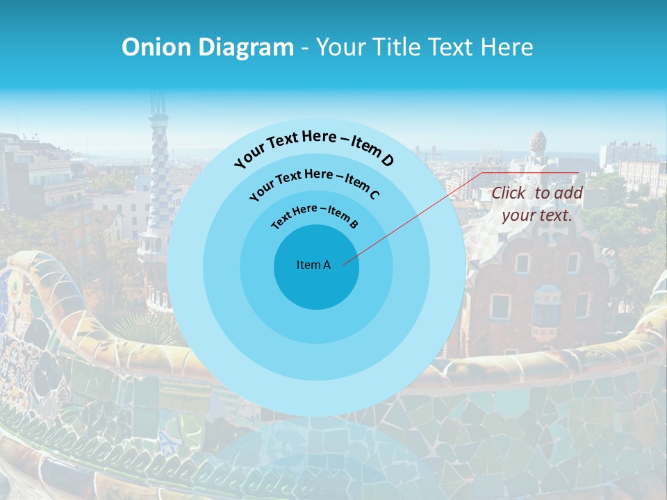 A View Of A City From A High Point Of View PowerPoint Template