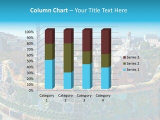 A View Of A City From A High Point Of View PowerPoint Template