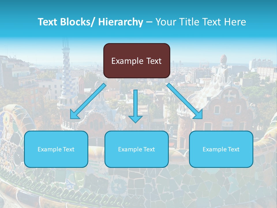 A View Of A City From A High Point Of View PowerPoint Template