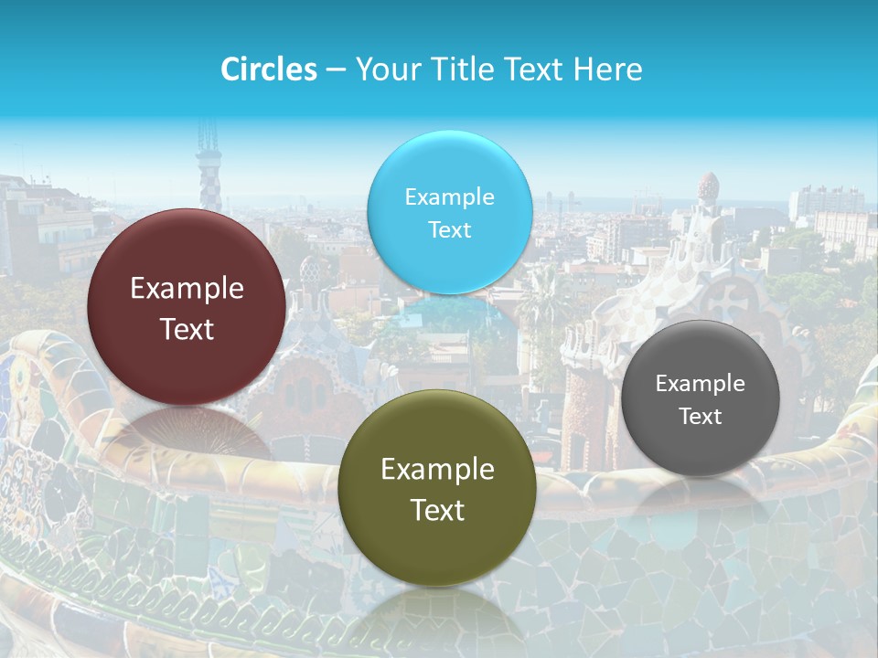 A View Of A City From A High Point Of View PowerPoint Template