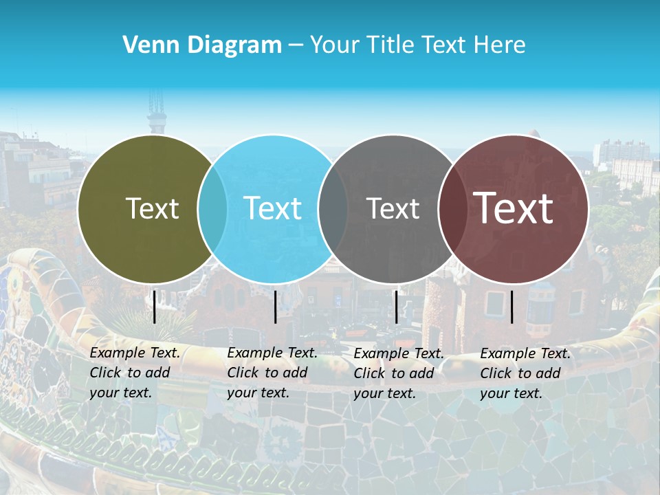 A View Of A City From A High Point Of View PowerPoint Template