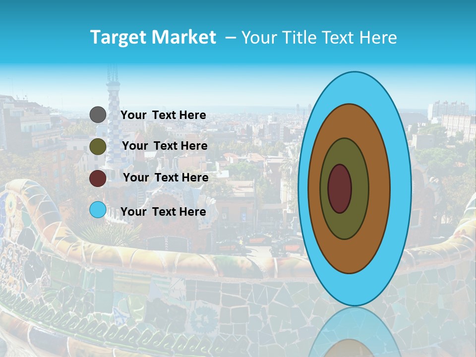 A View Of A City From A High Point Of View PowerPoint Template