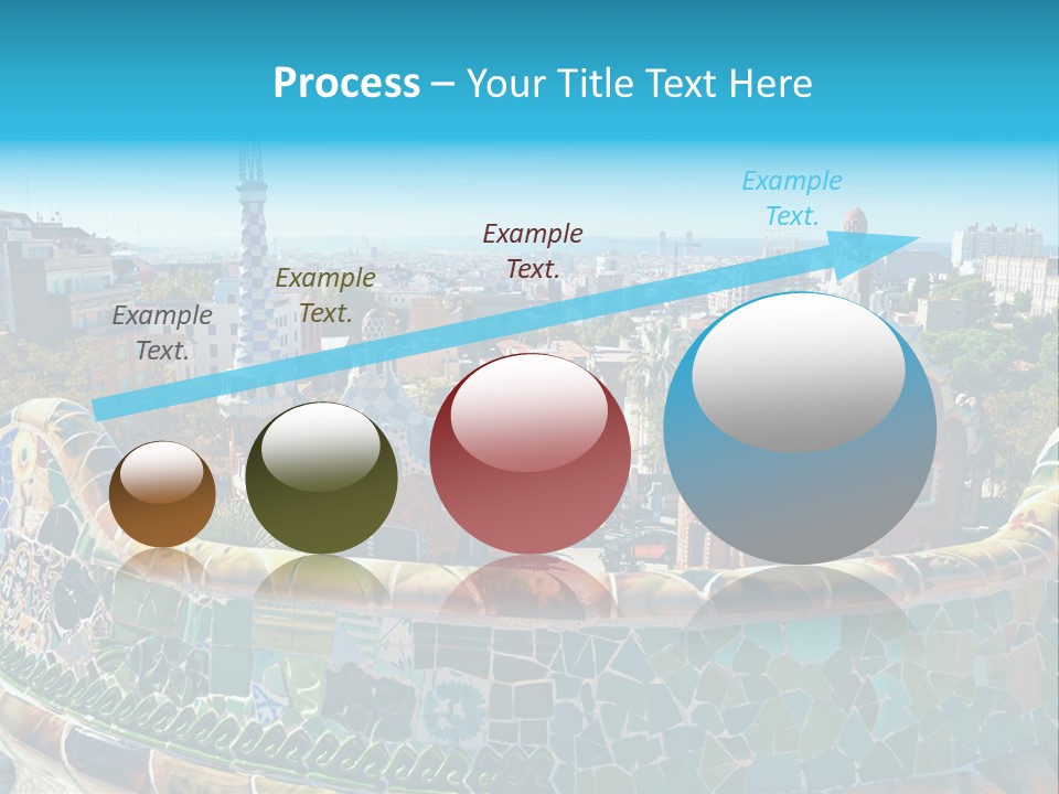 A View Of A City From A High Point Of View PowerPoint Template