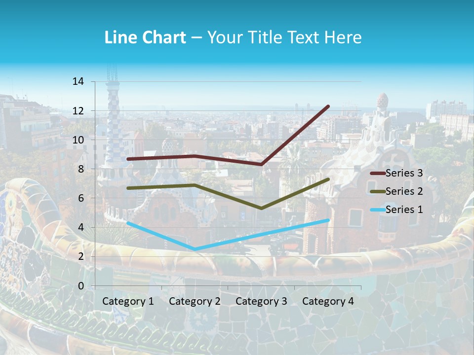 A View Of A City From A High Point Of View PowerPoint Template