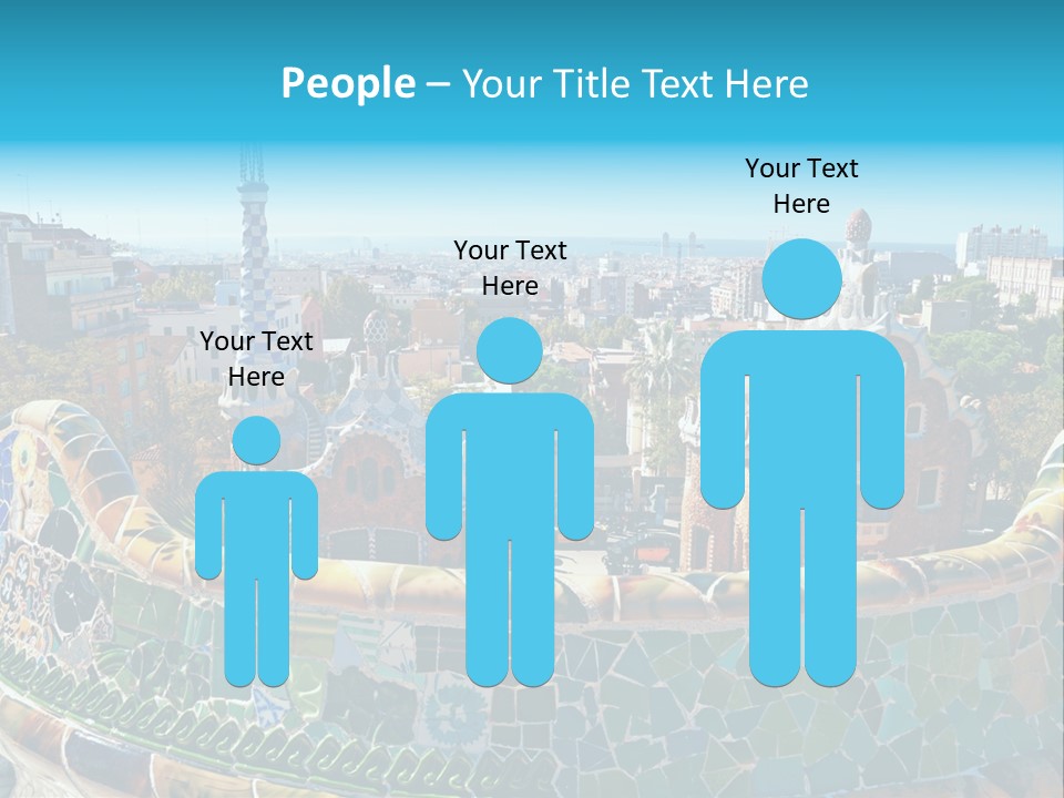 A View Of A City From A High Point Of View PowerPoint Template