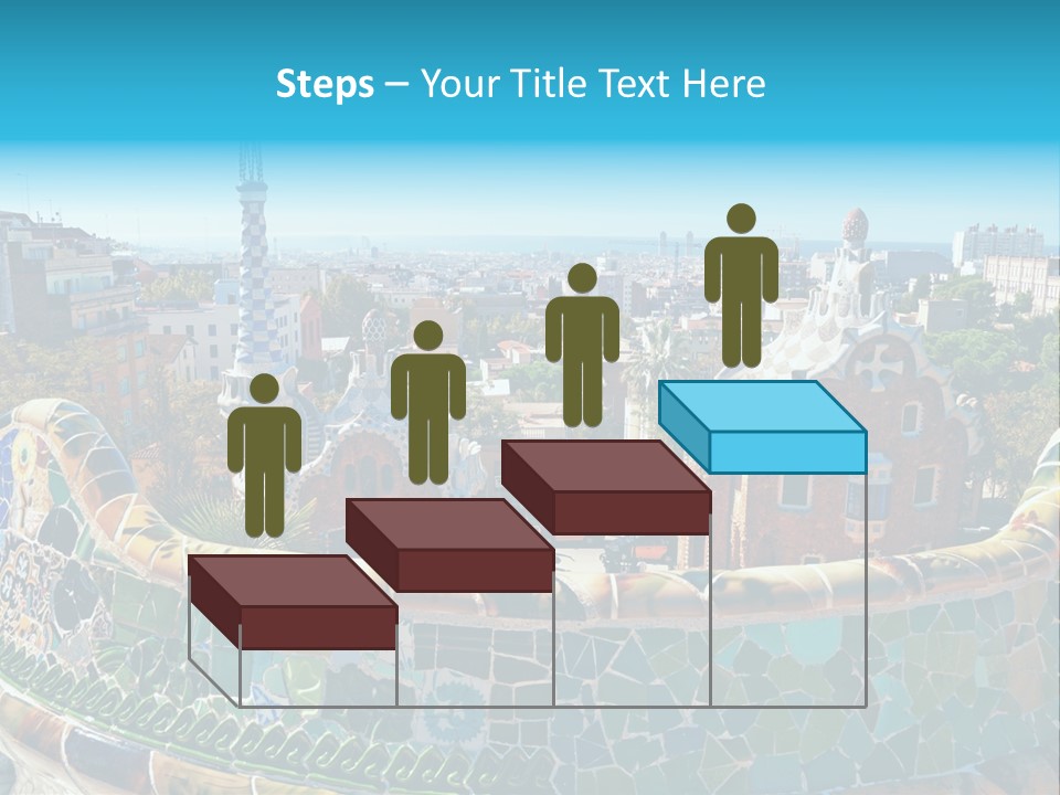 A View Of A City From A High Point Of View PowerPoint Template
