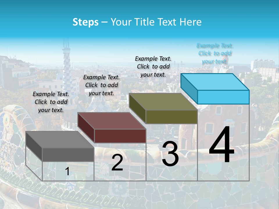 A View Of A City From A High Point Of View PowerPoint Template