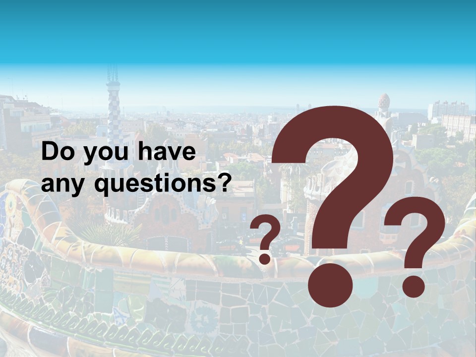 A View Of A City From A High Point Of View PowerPoint Template