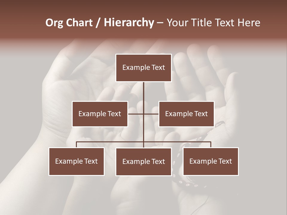 A Group Of Hands Holding Something In The Air PowerPoint Template