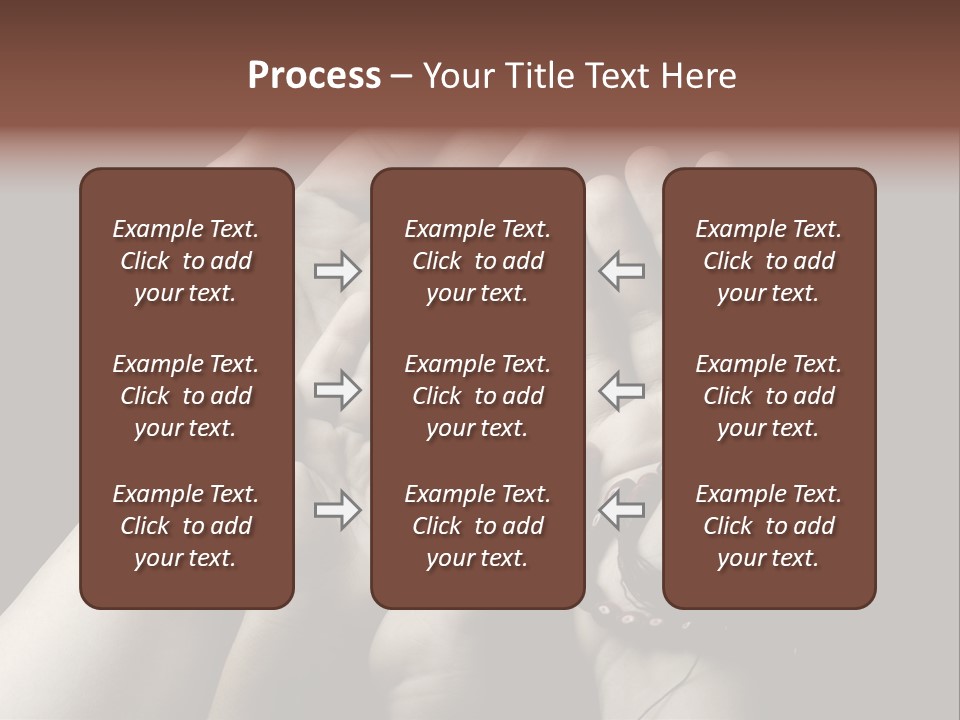 A Group Of Hands Holding Something In The Air PowerPoint Template