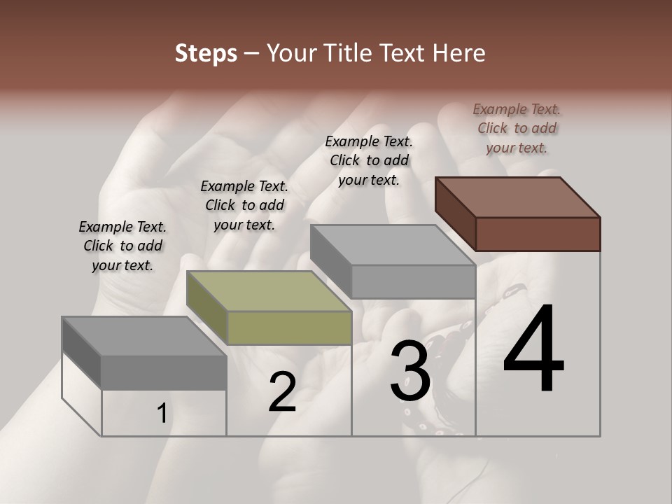 A Group Of Hands Holding Something In The Air PowerPoint Template