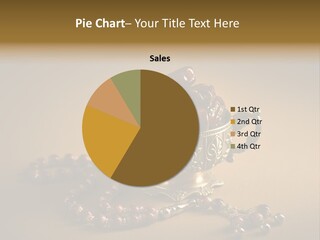 A Bowl Of Dates On A Table With A Rosary PowerPoint Template