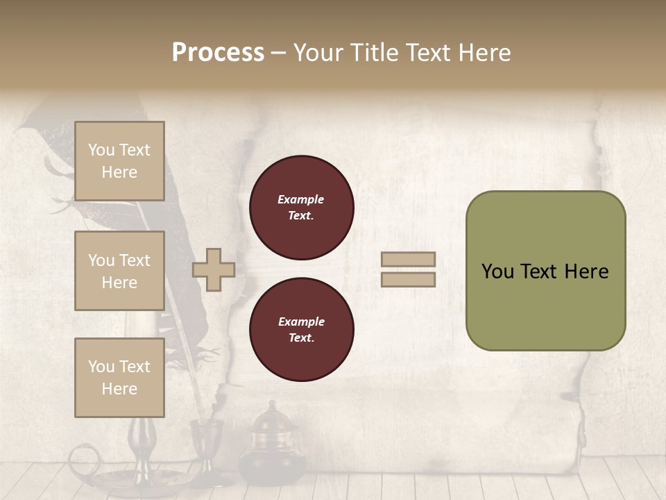 Boat Action Porpoise PowerPoint Template