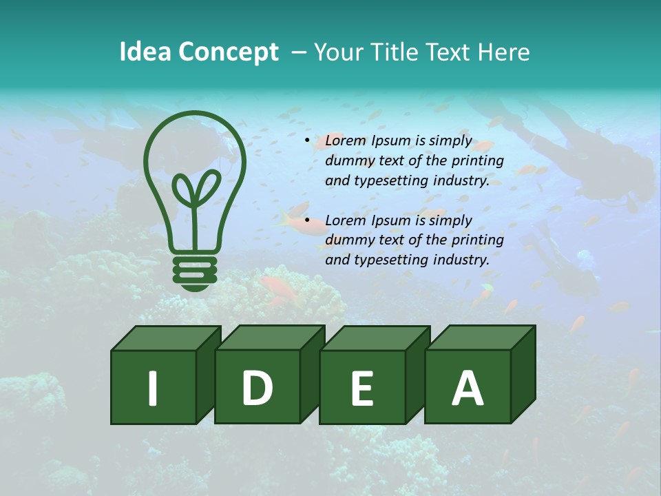 Lifestyle Sustainable Grass PowerPoint Template