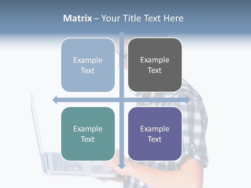 Teen Glasses Technology PowerPoint Template