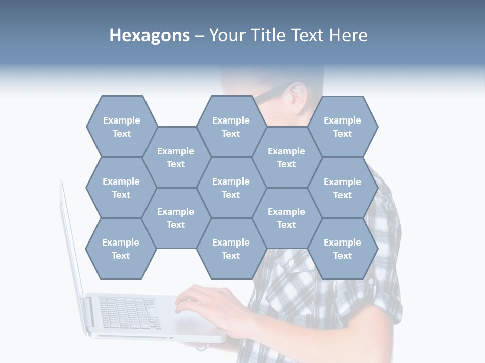 Teen Glasses Technology PowerPoint Template