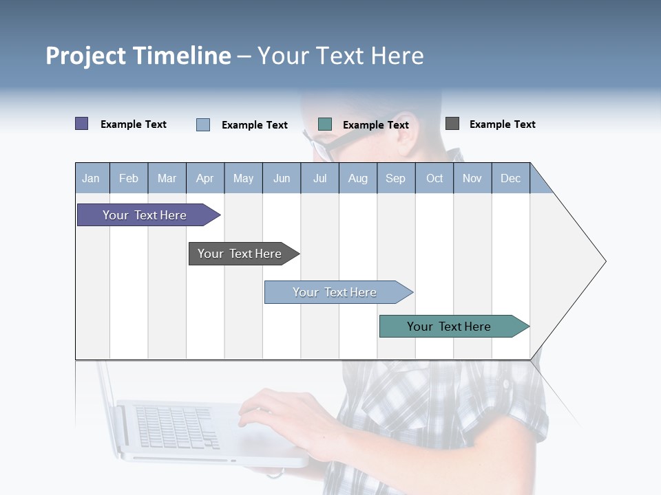 Teen Glasses Technology PowerPoint Template