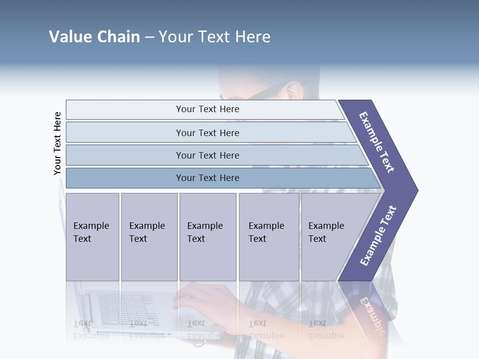 Teen Glasses Technology PowerPoint Template