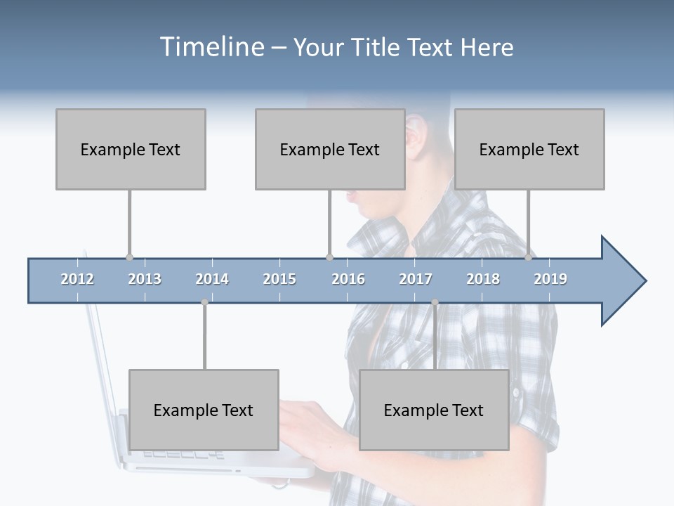 Teen Glasses Technology PowerPoint Template
