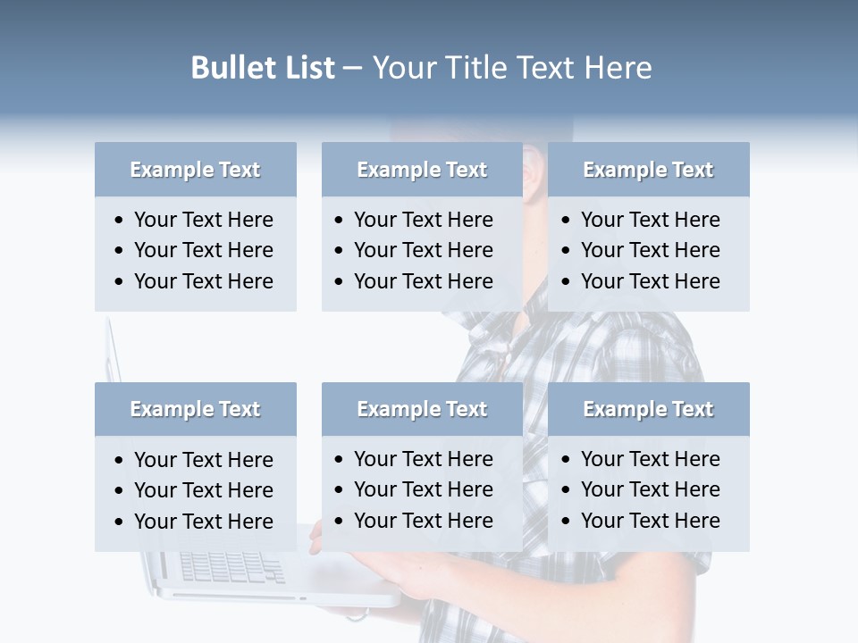 Teen Glasses Technology PowerPoint Template