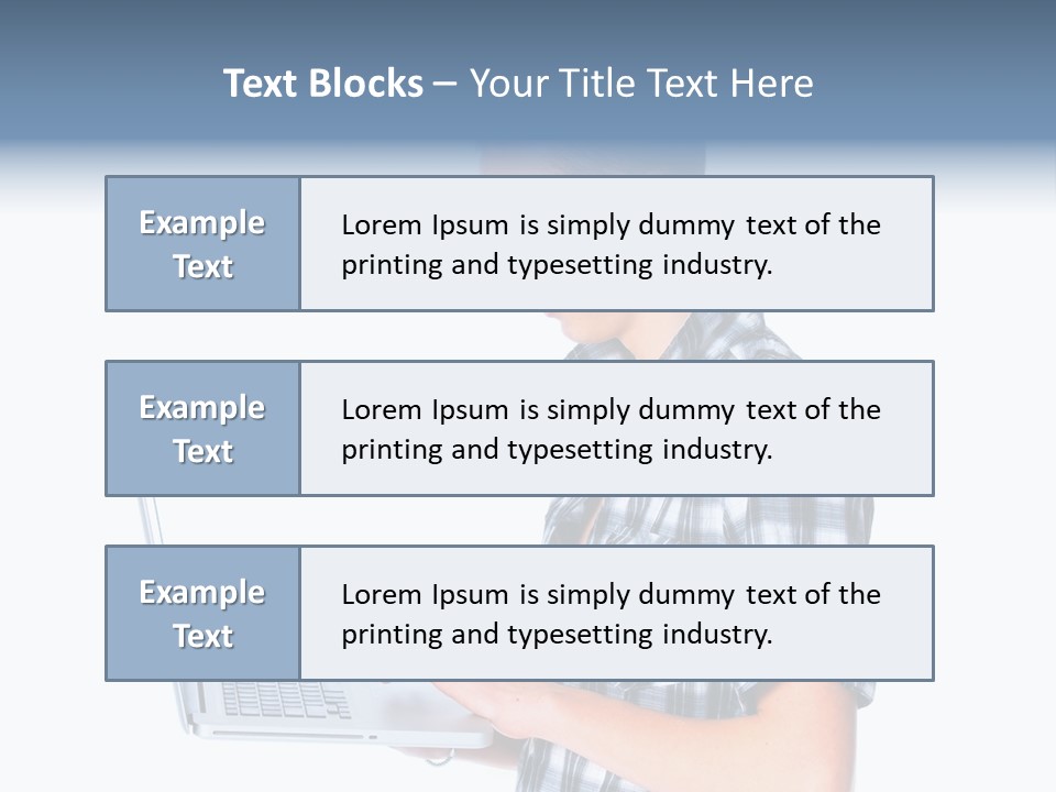 Teen Glasses Technology PowerPoint Template