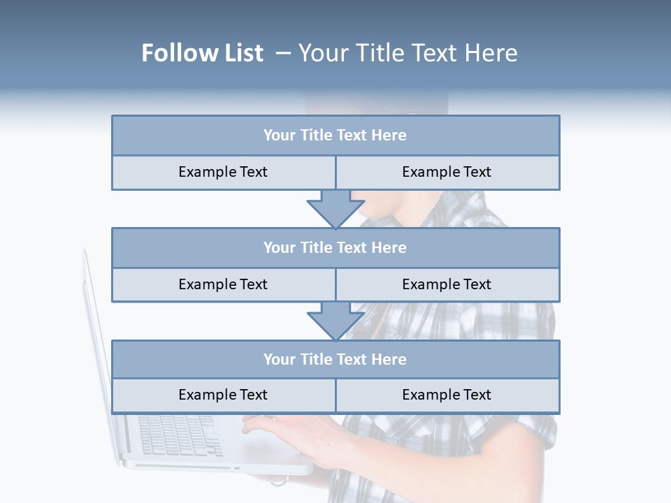 Teen Glasses Technology PowerPoint Template
