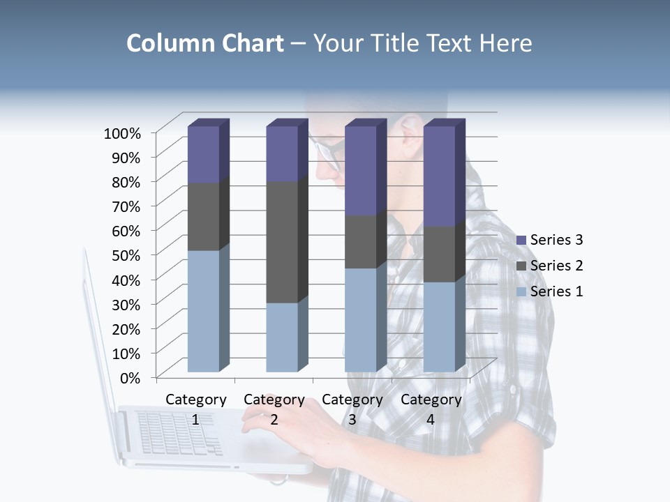 Teen Glasses Technology PowerPoint Template