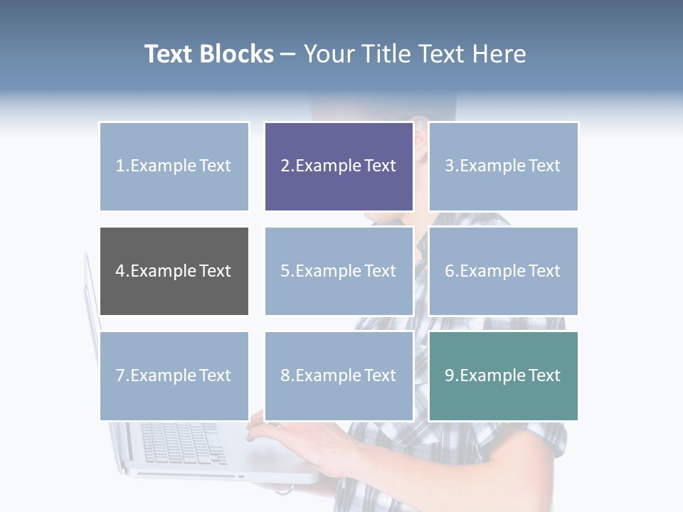 Teen Glasses Technology PowerPoint Template