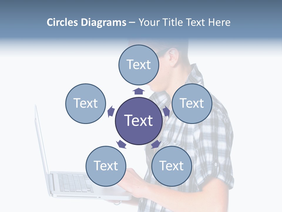 Teen Glasses Technology PowerPoint Template