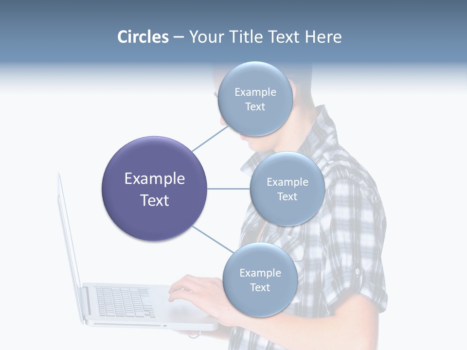 Teen Glasses Technology PowerPoint Template