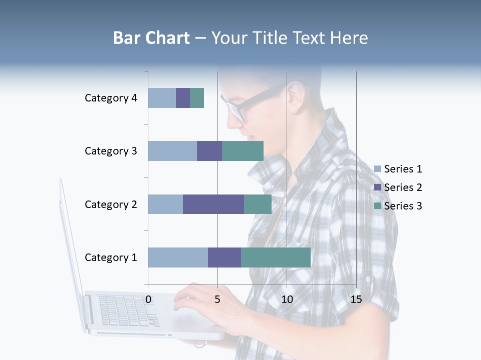 Teen Glasses Technology PowerPoint Template