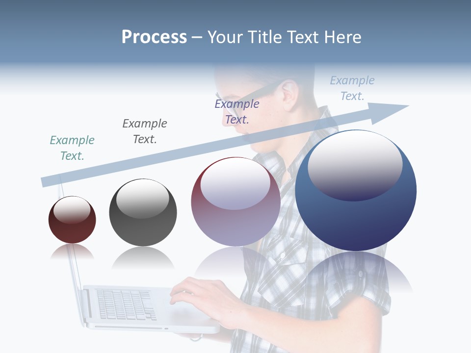 Teen Glasses Technology PowerPoint Template