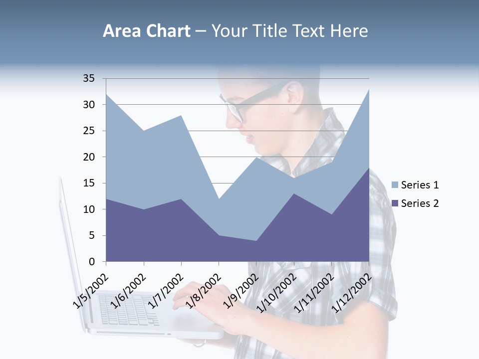 Teen Glasses Technology PowerPoint Template