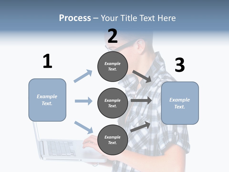 Teen Glasses Technology PowerPoint Template