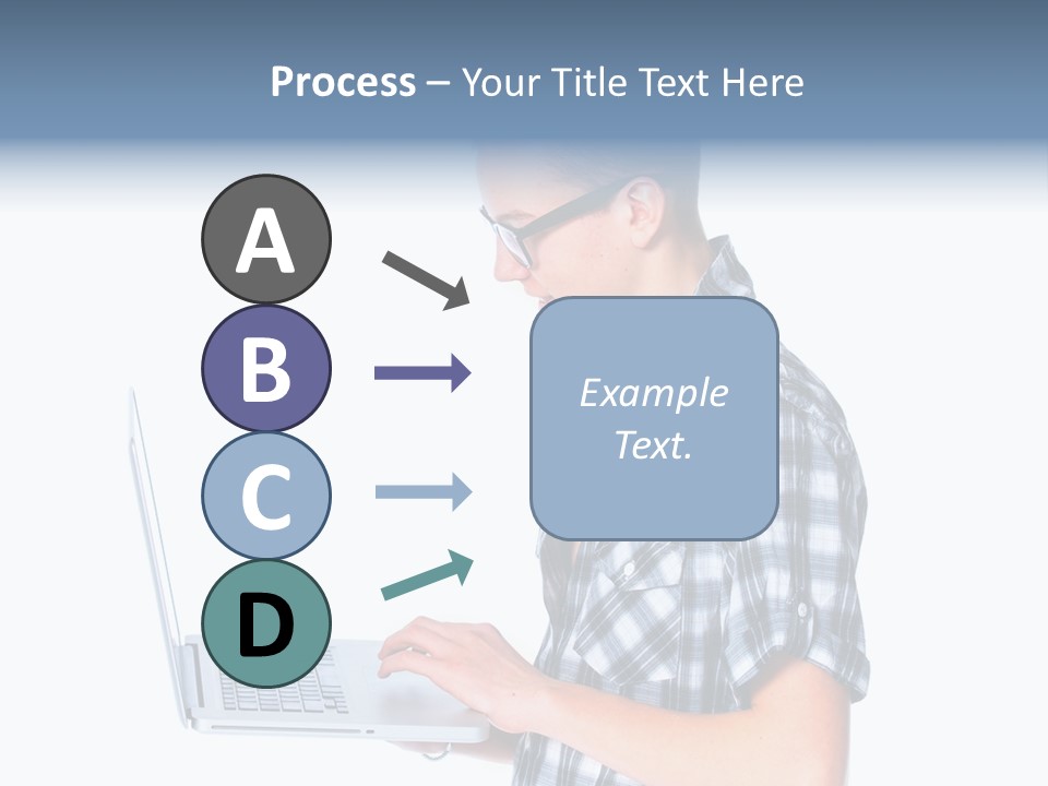 Teen Glasses Technology PowerPoint Template