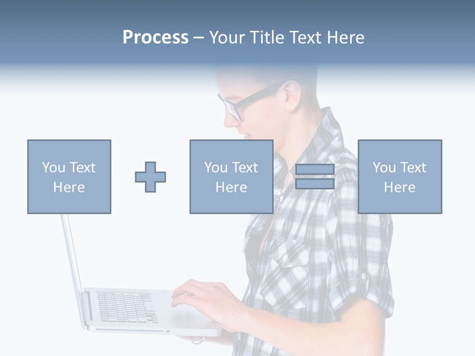 Teen Glasses Technology PowerPoint Template