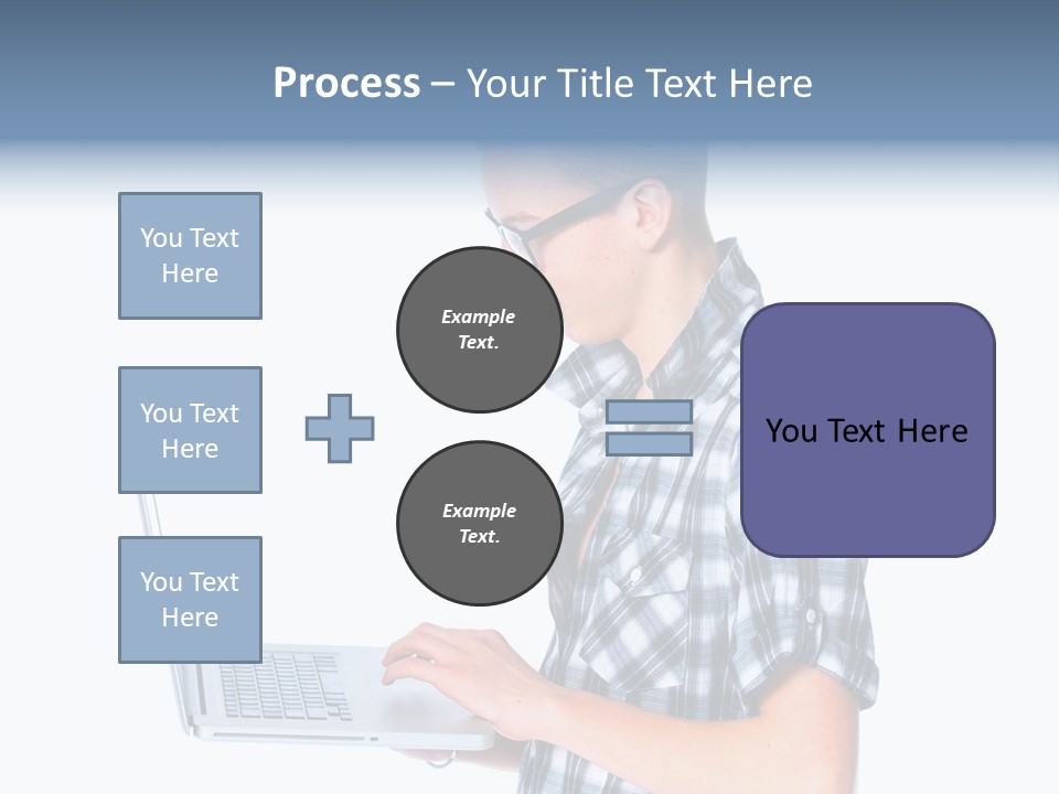 Teen Glasses Technology PowerPoint Template