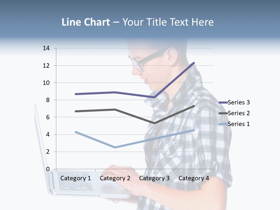 Teen Glasses Technology PowerPoint Template