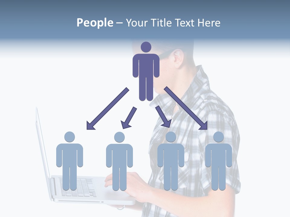 Teen Glasses Technology PowerPoint Template