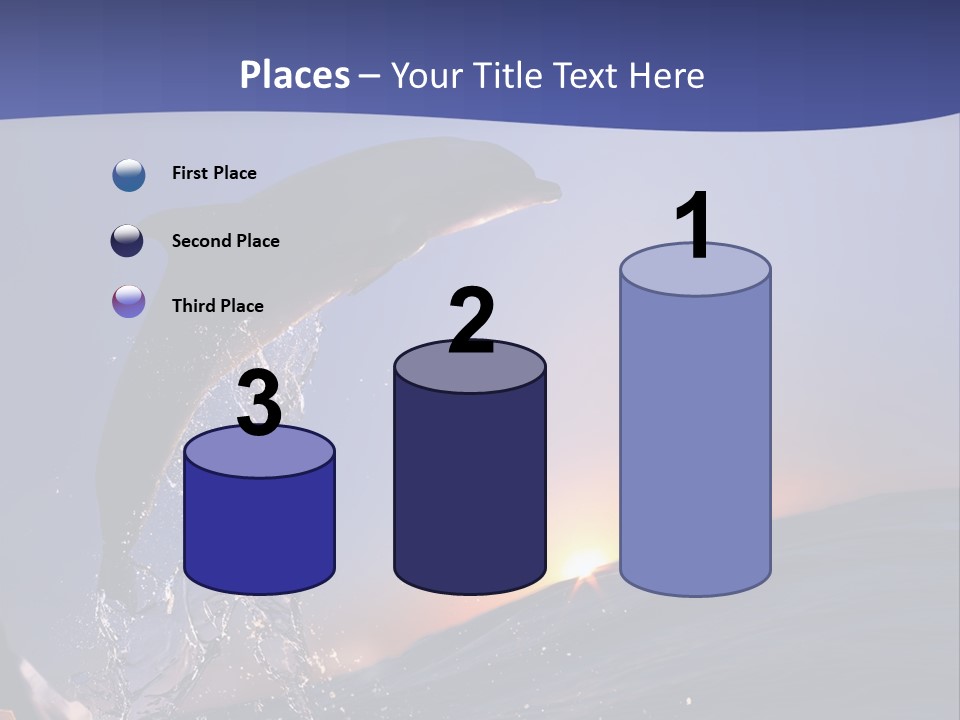 Boat Action Porpoise PowerPoint Template